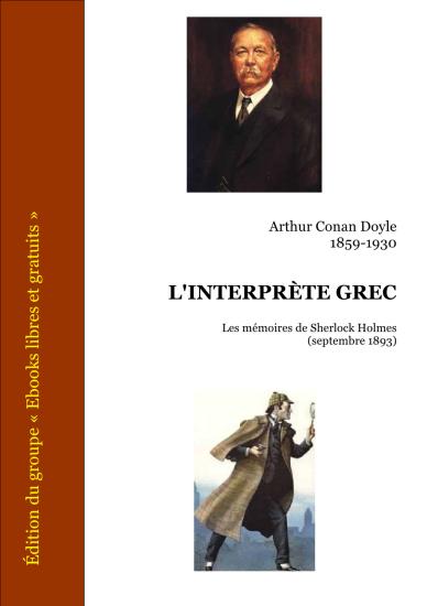 L'interprète grec - Recueil Les mémoires de Sherlock Holmes