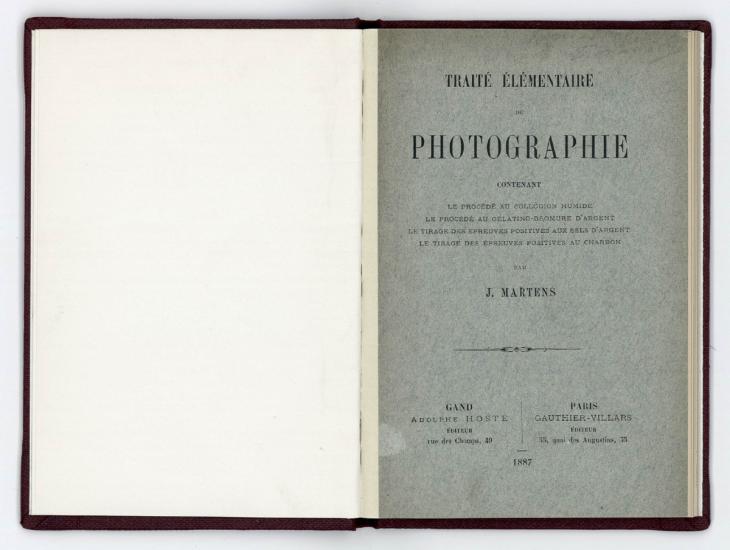 Traité élémentaire de photographie